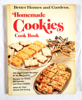 Better Homes & Gardens Homemade Cookies Cook Book 1975 Hardcover Retro Vintage-image