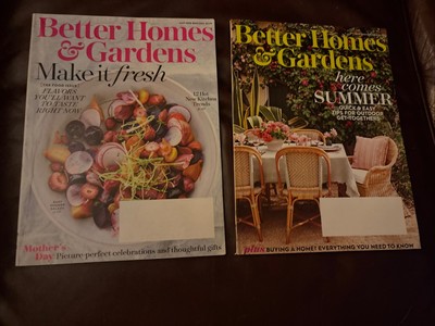 Lot #2 Better Homes & Gardens May & June  2018 Magazine Issues, recipes, Home-image