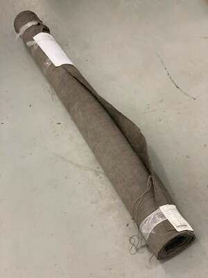 FABRIC ROLL COZY 398 SOIL / EARTH COLOR LIGHT BROWN 12 YARDS NEW-image