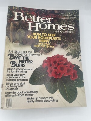 Better Homes and Gardens January 1977 Magazine Vintage-image