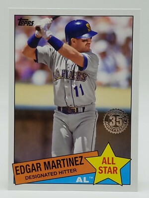 2020 Topps Series 2 Edgar Martinez 35th All Star #85AS-31 Seattle Mariners 🔥🔥-image