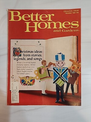 1969 December BETTER HOMES AND GARDENS Christmas Ideas, Vintage, Recipes-image