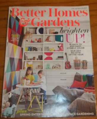 Better Homes & Gardens Magazine-April, 2017, Back Issue-image