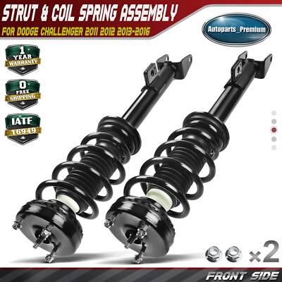 2x Front Complete Strut & Coil Spring Assembly for Dodge Challenger 2011-2023-image