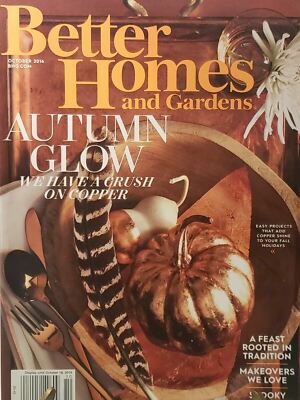 Better Homes and Gardens, October 2016, Vol. 94 No. 10, magazine back issue-image