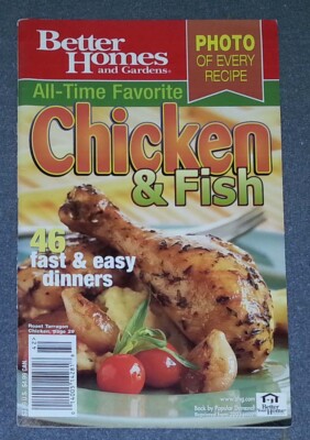 Better Homes and Gardens All-Time Favorite Chicken & Fish 46 Fast & Easy Dinners-image