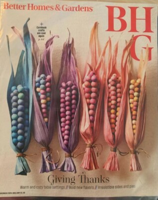 Better Homes & Gardens Magazine November 2024 Issue-image