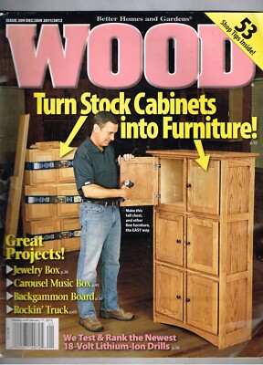 Better Homes and Gardens Wood Magazine December 2011 January 2012 Issue 209-image