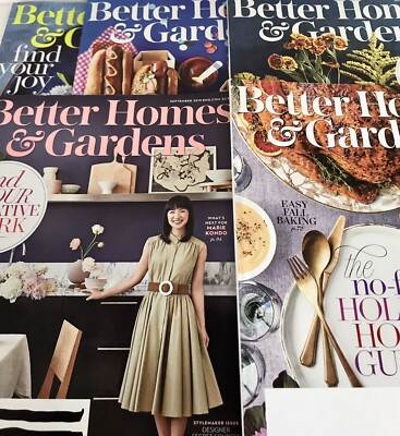 Lot 5 Better Homes & Gardens Magazines 2019&2021 Marie Kondo-image