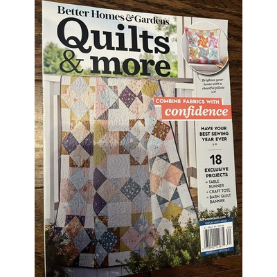 Quilts & More Magazine Better Homes & Gardens Spring 2021 NEW UNREAD-image