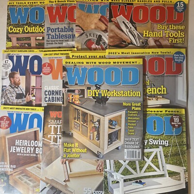 Wood Magazine Back Issue Lot 12 DIY Repairs Projects Home Improvement-image