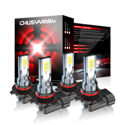 9005 9006 LED Headlight Kit 10000K Combo Bulbs Hi Lo Beam Super Bright White-image
