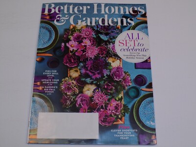 Better Homes and Gardens Magazine Nov 2021 Fall Thanksgiving Feast Shortcut Pies-image