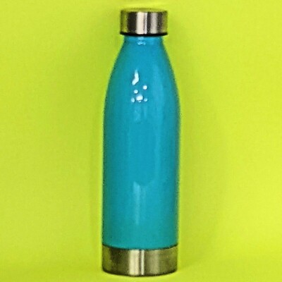 Mainstays 22 oz Plastic Sports Water Bottles Stainless Steel Lid & Base-image