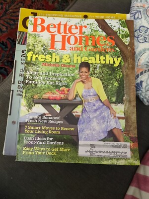 Better Homes and Garden August 2011 Michelle Obama White House Garden-image