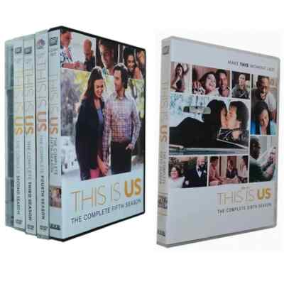 This Is Us The Complete Series Seasons 1-6 DVD Bundle Brand New Sealed USA-image