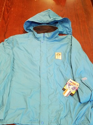 NWT Vintage Nike International Jacket Hooded Windbreaker 2XL 90's Jordan Fresh-image