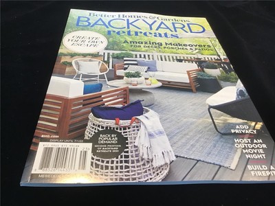 Better Homes & Gardens Magazine Backyard Retreats Amazing Makeovers for Decks-image
