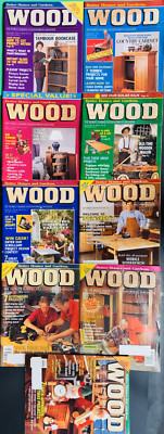Wood Magazine * Complete 1994 Yearly Run * Issues 67-75 * Better Homes & Gardens-image