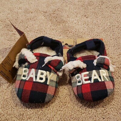 Dearfoams Cozy Comfort Memory Foam Infant Slippers 