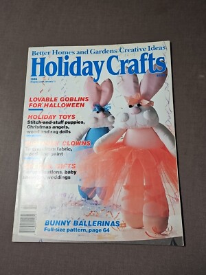 Vintage Better Homes & Gardens Creative Ideas HOLIDAY CRAFTS 1986-image