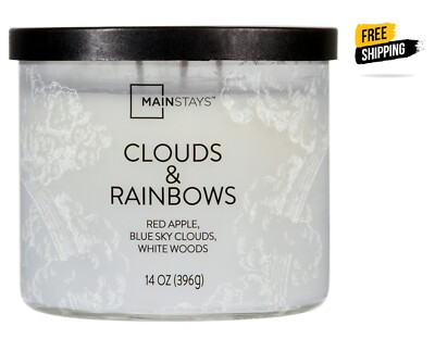 3-Wick Wrapped Clouds & Rainbows Scented Candle, 14 oz-image
