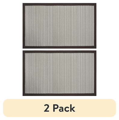 (2 pack) Better Homes & Gardens Brown Woven Polypropylene 20