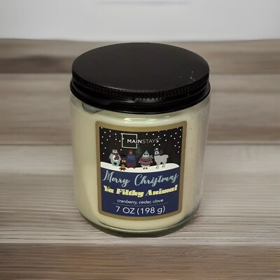 Mainstays Candle Cranberry, Cedar, Clove