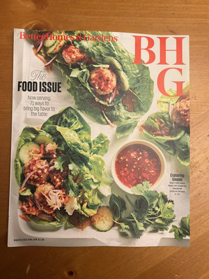 Better Homes & Garden Magazine MARCH 2025~The Food Issue~ Free Ship!-image