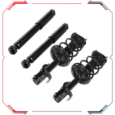 4x Front & Rear Complete Struts w/Spring For 2006-2008 Toyota Rav4 Sport V6 3.5L-image