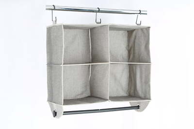 Better Homes & Gardens 4-Tier Hanging Polyester and Cotton Storage Hanger-image