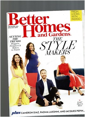 BETTER HOMES AND  GARDENS-SEPTEMBER 2016-144 PAGES- -image