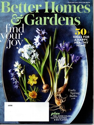 Better Homes & Gardens Magazine February 2021 50+ Ideas for a Happy Healthy Home-image