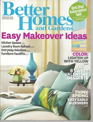 Better Homes & Gardens February 2014 Free & Fast SnH Best Deal on Ebay L@@K !!-image