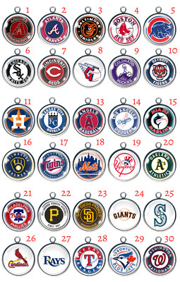 Baseball (More)  Glass Cabochon Charms-image