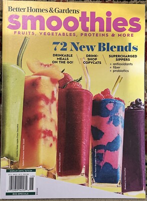 SMOOTHIES Better Homes & Garden Magazine 2024 72 New Blends-image