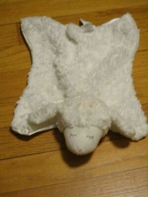 HTF GUND Baby White Winky Mini Comfy Cozy Security Blanket/Lovey 320416-image