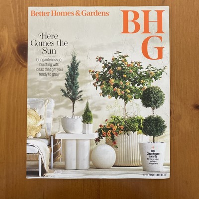 BETTER HOMES & GARDEN MAGAZINE NEW IN SHRINK WRAP-APRIL 2024-HERE COMES THE SUN-image