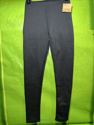 Just Cozy Gray Fleece Lined Super Soft Leggings - XS/S-image
