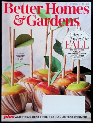 BETTER HOMES & GARDENS VOL. 97 #10 ~ FN/VF 2019 OCTOBER MAGAZINE ~ FALL, PUMPKIN-image