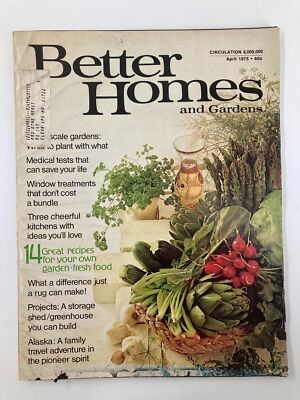 VTG Better Homes and Gardens Magazine April 1975 Alaska Family Travel Adventure-image