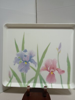  1980's Square Serving Tray Design Imports made in Italy-image