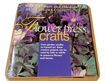 Flower Press Crafts Better Homes and Gardens Heart Home Collection Hallmark READ-image