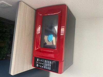 Wal Mart Red Microwave Oven Countertop (700W) Out of the Box-image