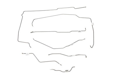 Classic Tube JE1015-SS Complete Brake Line Kit 1974-1975 Jeep CJ5 Without Power-image