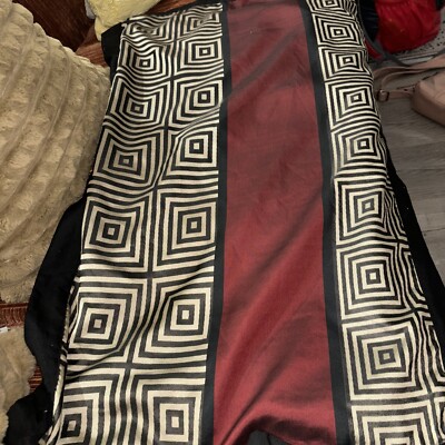 Mainstays Set of 2 Standard/king  Pillowcases Black Red Golden🩵-image