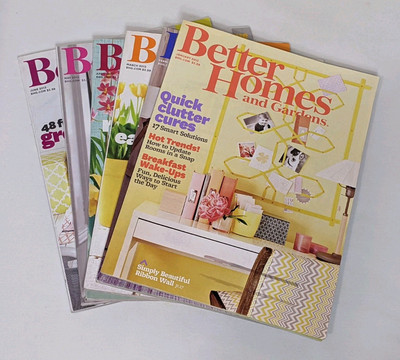 Better Homes and Gardens Magazine Lot of 6 ( January to June 2013)-image