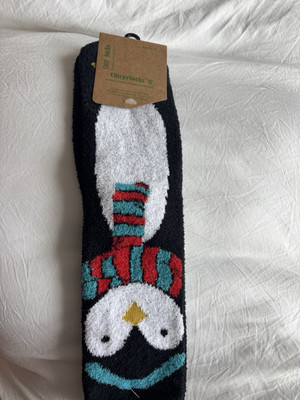 Chirpysocks Cozy Socks Penquin Thick And Soft Womens 4-10-image