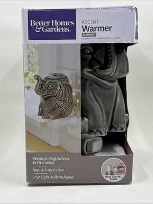 Better Homes & Gardens Accent Wax Warmer Beautiful Elephant Trunk Up-image
