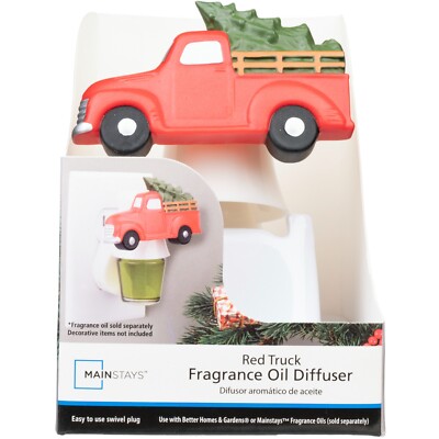 Mainstays Red Truck Holiday Fragrance Oil Diffuser New-image